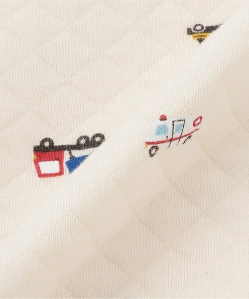 petit main / プティマイン ロンパース | キルト車柄2wayオール | 詳細6