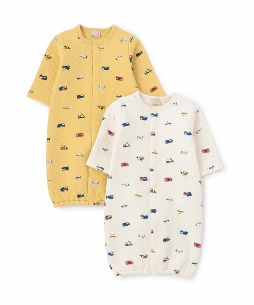 petit main / プティマイン ロンパース | キルト車柄2wayオール | 詳細7