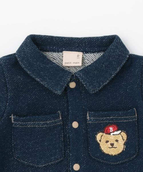 petit main / プティマイン ロンパース | 総刺しゅう衿つきカバーオール | 詳細6