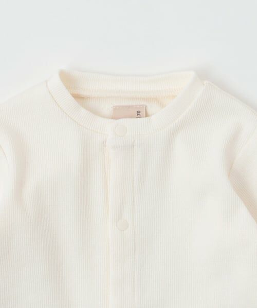 petit main / プティマイン ロンパース | クロシェベストつきカバーオール | 詳細10