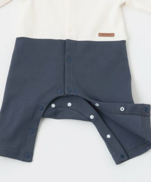 petit main / プティマイン ロンパース | クロシェベストつきカバーオール | 詳細13