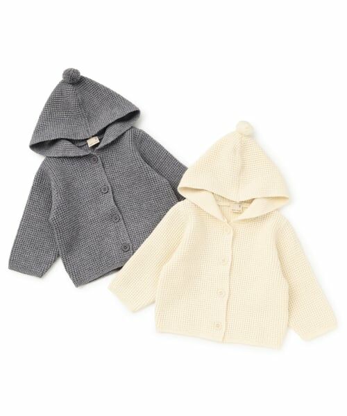 petit main / プティマイン ベビー・キッズウエア | とんがり帽カーディガン＜セットアップ対応＞ | 詳細10