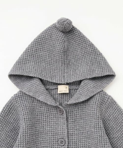 petit main / プティマイン ベビー・キッズウエア | とんがり帽カーディガン＜セットアップ対応＞ | 詳細7