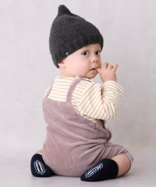 petit main / プティマイン ロンパース | アニマルサロペ風カバーオール | 詳細2