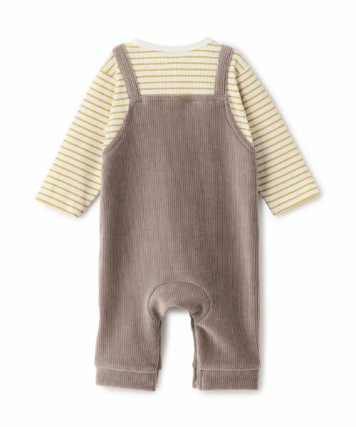 petit main / プティマイン ロンパース | アニマルサロペ風カバーオール | 詳細6