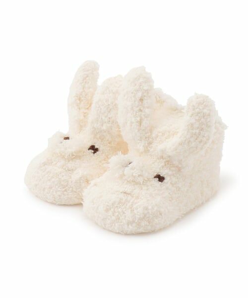 petit main / プティマイン ベビー・キッズウエア | アニマルマシュマロソックス（アイボリー）
