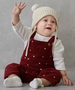 petit main / プティマイン ベビー・キッズウエア | 星刺しゅうサロペットカバーオール