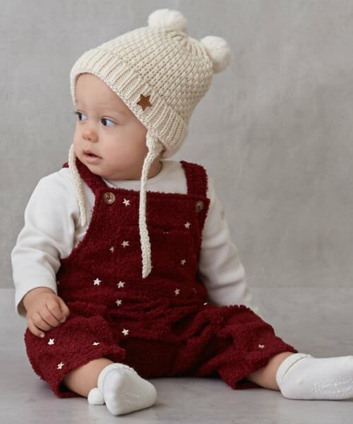 petit main / プティマイン ベビー・キッズウエア | 星刺しゅうサロペットカバーオール | 詳細2