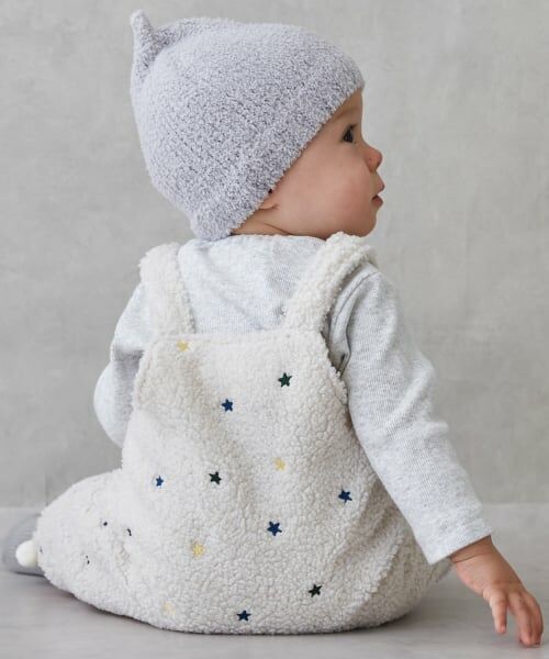 petit main / プティマイン ベビー・キッズウエア | 星刺しゅうサロペットカバーオール | 詳細3