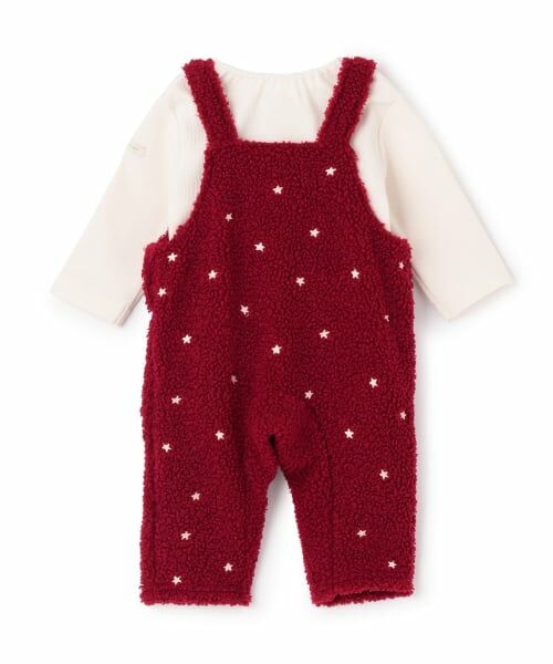 petit main / プティマイン ベビー・キッズウエア | 星刺しゅうサロペットカバーオール | 詳細7