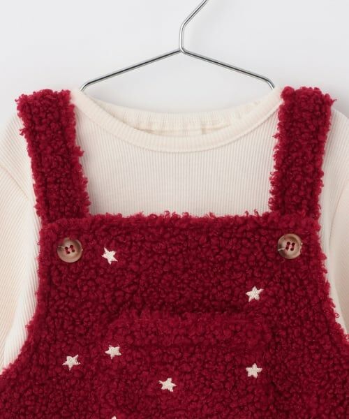 petit main / プティマイン ベビー・キッズウエア | 星刺しゅうサロペットカバーオール | 詳細9