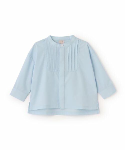 petit main / プティマイン シャツ・ブラウス | 【セミフォーマル】ノーカラーシャツ | 詳細5