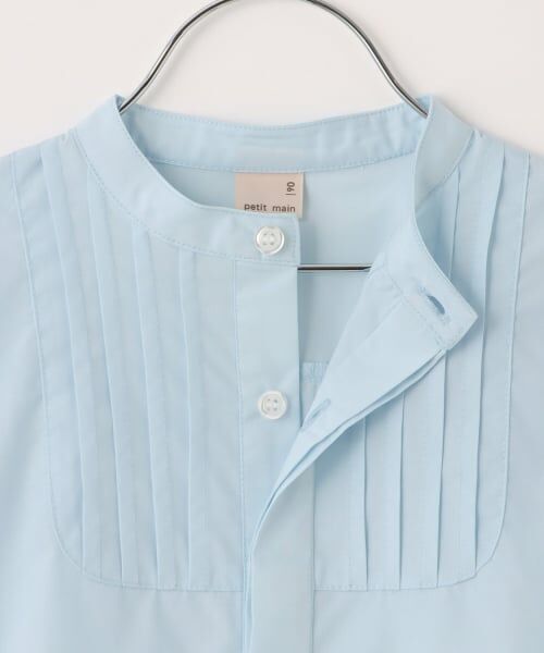 petit main / プティマイン シャツ・ブラウス | 【セミフォーマル】ノーカラーシャツ | 詳細8