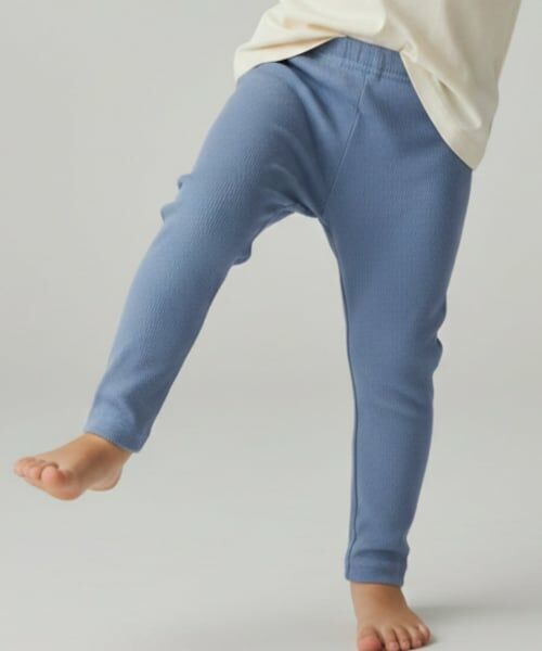 petit main / プティマイン その他パンツ | 【プティプラ】BOYS10分丈レギンス（ブルー グレー）