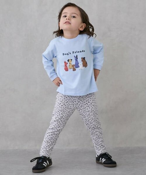 petit main / プティマイン その他パンツ | 【プティプラ】BOYS10分丈レギンス（ライト グレー）