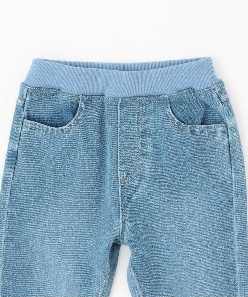 petit main / プティマイン その他パンツ | カットデニムロングパンツ | 詳細2