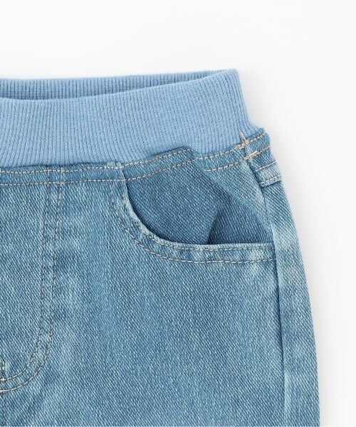 petit main / プティマイン その他パンツ | カットデニムロングパンツ | 詳細3