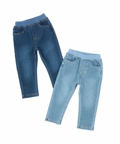 petit main / プティマイン その他パンツ | カットデニムロングパンツ | 詳細7