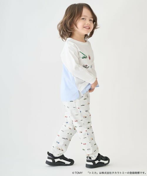 petit main / プティマイン その他パンツ | 【TOMICA・ANIA】カットロングパンツ | 詳細1