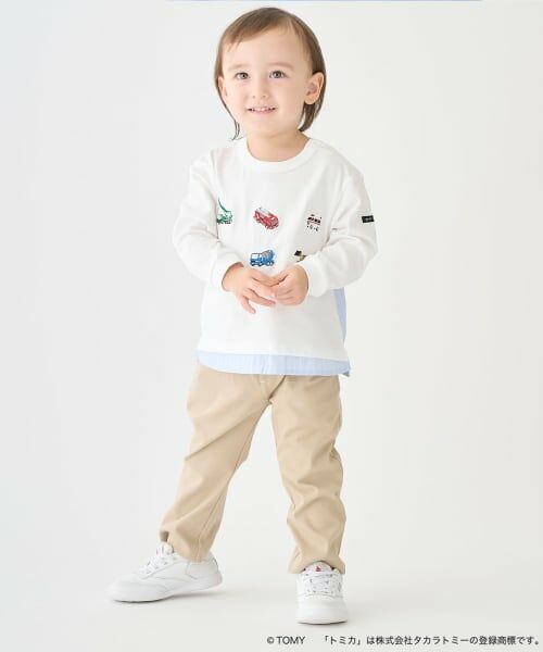 petit main / プティマイン その他パンツ | 【TOMICA・ANIA】カットロングパンツ（ベージュ）