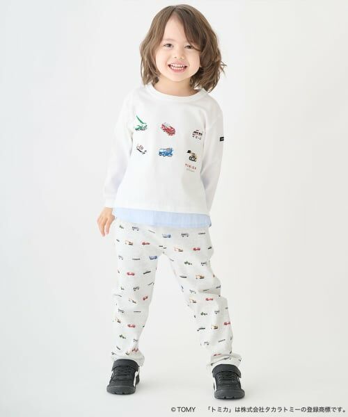 petit main / プティマイン その他パンツ | 【TOMICA・ANIA】カットロングパンツ（マルチ）