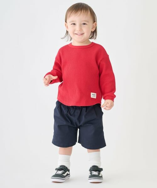 petit main / プティマイン ショート・ハーフ・半端丈パンツ | 【TeddyBear】ハーフパンツ（紺）