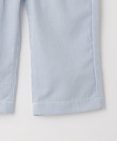 petit main / プティマイン ショート・ハーフ・半端丈パンツ | ストライプ/ウエストタックイージーパンツ | 詳細11