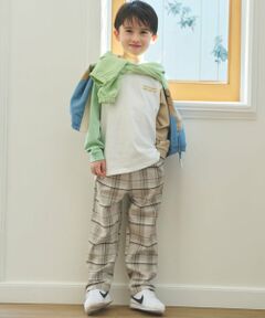 petit main / プティマイン その他パンツ | のびのびストレッチチェックパンツ