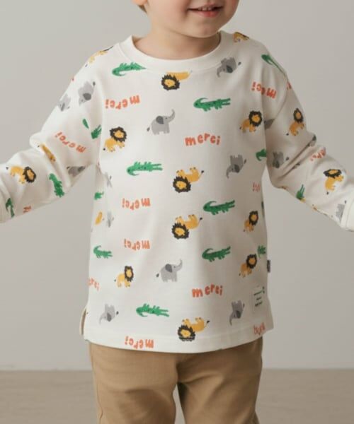 petit main / プティマイン Tシャツ | 【プティプラ】BOYS長袖Tシャツ（マルチ）