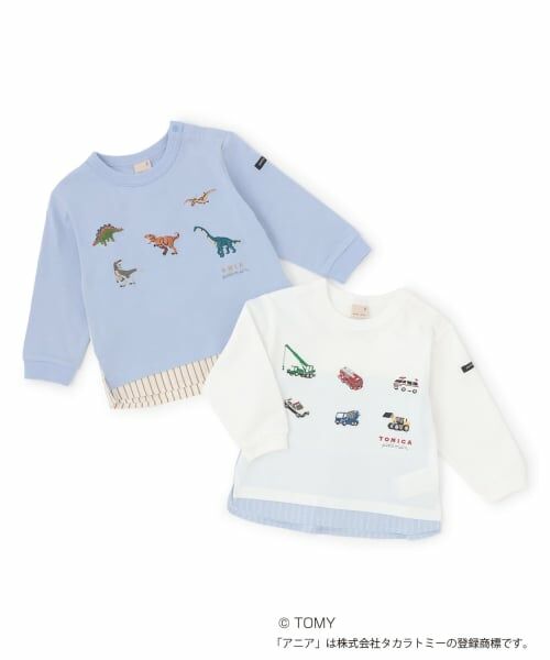 petit main / プティマイン Tシャツ | 【TOMICA・ANIA】裾シャツ長袖Tシャツ | 詳細17