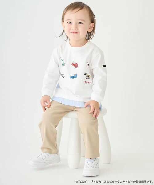 petit main / プティマイン Tシャツ | 【TOMICA・ANIA】裾シャツ長袖Tシャツ | 詳細3