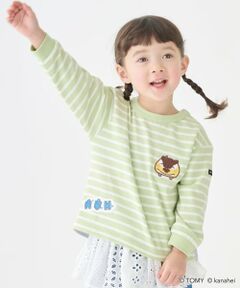 petit main / プティマイン Tシャツ | 【あつまれ！プラレールズ】ボーダー長T