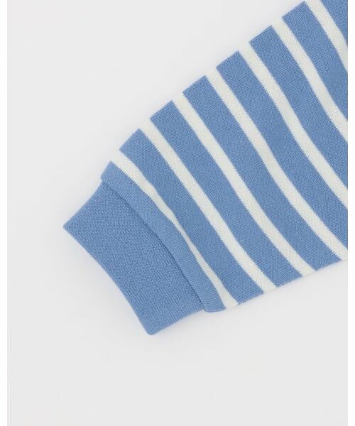 petit main / プティマイン Tシャツ | 【あつまれ！プラレールズ】ボーダー長T | 詳細19