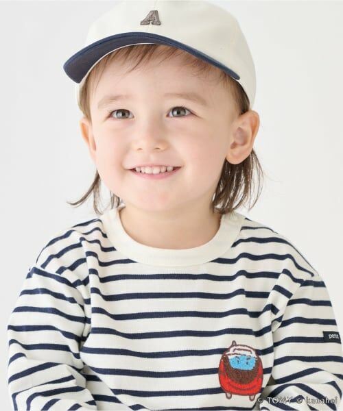 petit main / プティマイン Tシャツ | 【あつまれ！プラレールズ】ボーダー長T | 詳細5