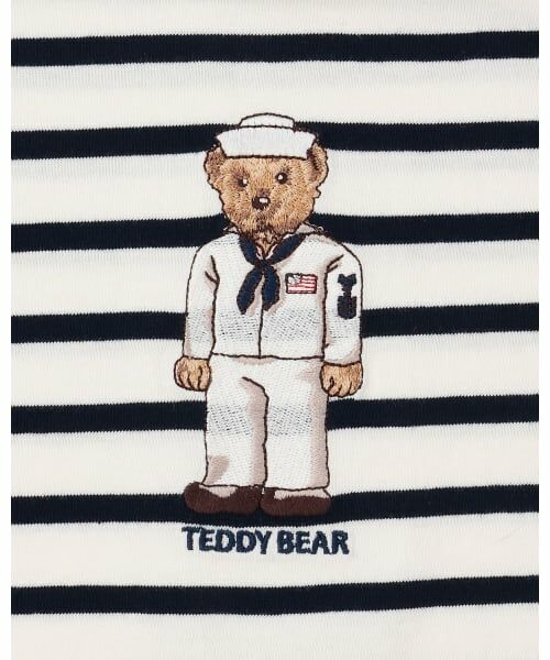 petit main / プティマイン Tシャツ | 【TeddyBear】刺しゅう長袖Tシャツ | 詳細14