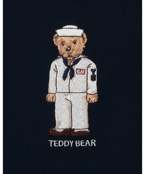 petit main / プティマイン Tシャツ | 【TeddyBear】刺しゅう長袖Tシャツ | 詳細16