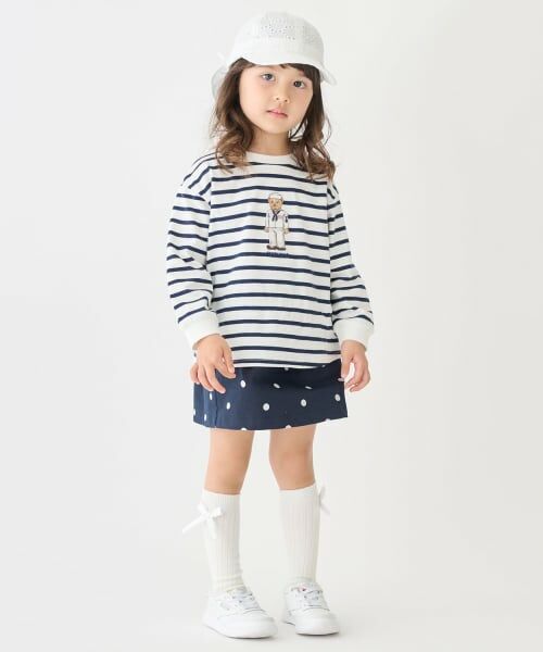 petit main / プティマイン Tシャツ | 【TeddyBear】刺しゅう長袖Tシャツ | 詳細5