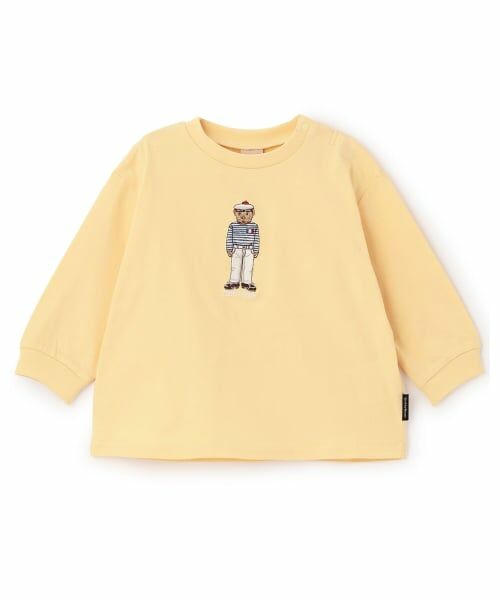 petit main / プティマイン Tシャツ | 【TeddyBear】刺しゅう長袖Tシャツ | 詳細9