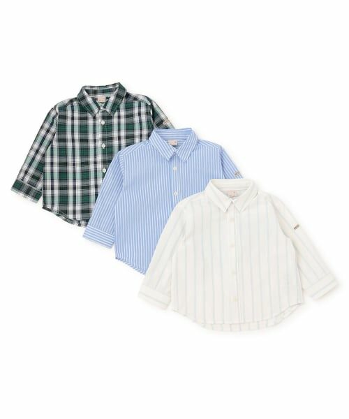 petit main / プティマイン シャツ・ブラウス | 【リンク】アソート柄長袖シャツ | 詳細23