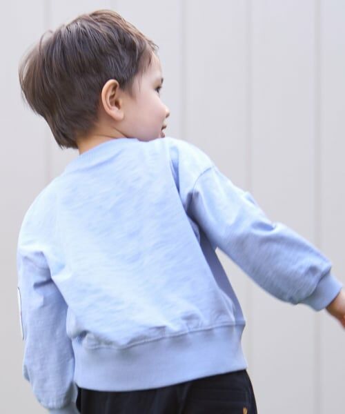 petit main / プティマイン Tシャツ | ボールアップリケ長袖T | 詳細2