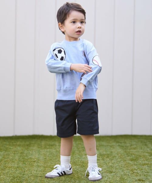 petit main / プティマイン Tシャツ | ボールアップリケ長袖T | 詳細3