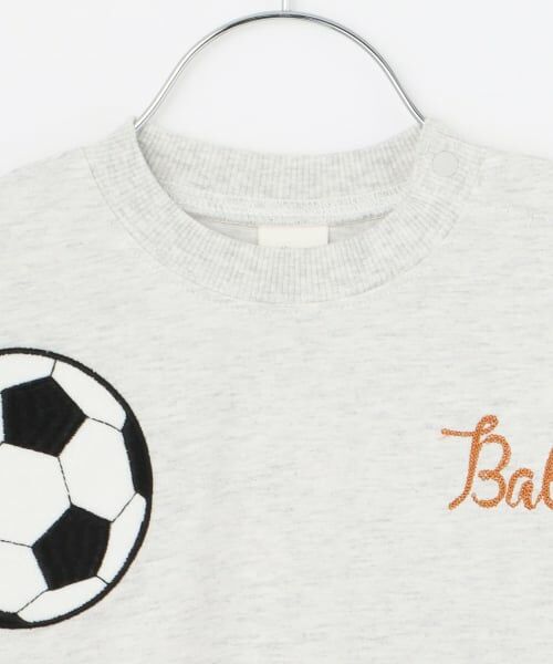 petit main / プティマイン Tシャツ | ボールアップリケ長袖T | 詳細8