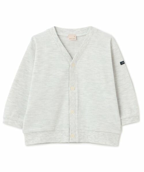 petit main / プティマイン カーディガン・ボレロ | 【花粉防止】カットカーディガン（シロ杢）