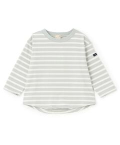 petit main / プティマイン Tシャツ | 【食品防汚】ボーダー長袖Tシャツ