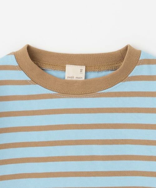 petit main / プティマイン Tシャツ | 【食品防汚】ボーダー長袖Tシャツ | 詳細4