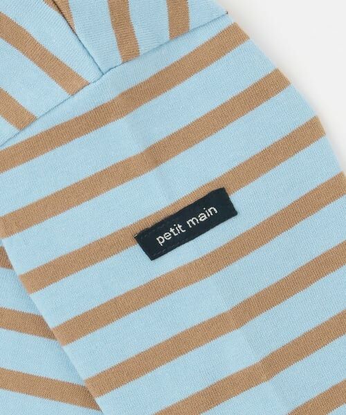 petit main / プティマイン Tシャツ | 【食品防汚】ボーダー長袖Tシャツ | 詳細5