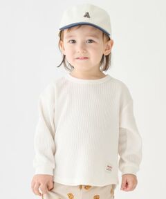 petit main / プティマイン Tシャツ | 【プティプラ】ワッフル長袖T