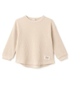 petit main / プティマイン Tシャツ | 【プティプラ】ワッフル長袖T