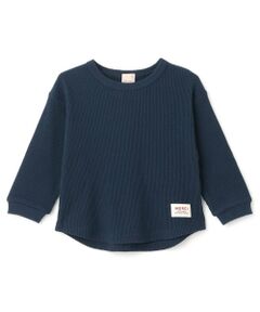 petit main / プティマイン Tシャツ | 【プティプラ】ワッフル長袖T
