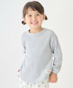 petit main / プティマイン Tシャツ | 【プティプラ】ワッフル長袖T